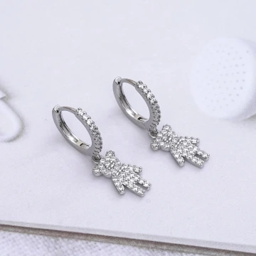 閃亮小熊熊&times;吊墜耳扣