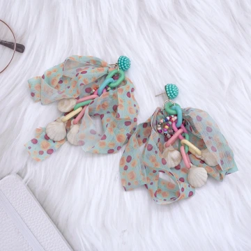 多巴胺貝殼飄帶×吊墜耳環