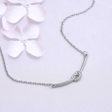 925銀飾&times;微笑扭結&times;鎖骨項鍊