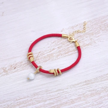 雙蛇搶珠&times;紅繩手鍊