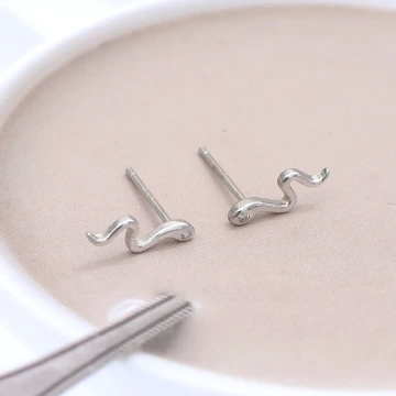 925銀針×小蛇蛇×耳環