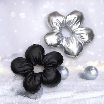 科技感大花朵×大腸圈髮束×共二色