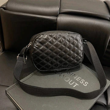 Y3K科技感菱格小方包&times;斜背包&times;黑色