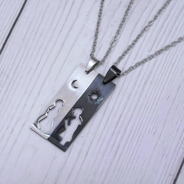 日月守護你&times;閨蜜姐妹情侶項鍊組