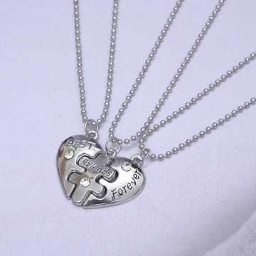 集結成心&times;三套件閨蜜姐妹項鍊組