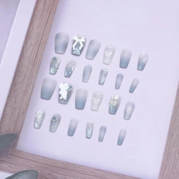 天使邱比特霧面&times;穿戴式手指甲片&times;二十四入