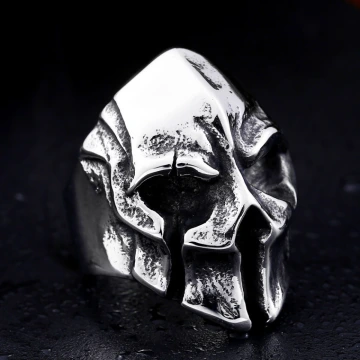 美式×復古×骷髏甲面×開口戒指