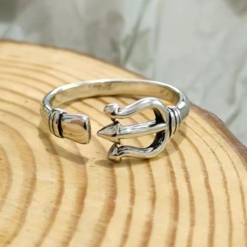 歐式×復古×三叉戟×開口戒指