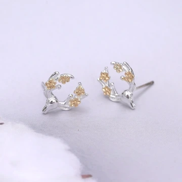 925銀針×梅花鹿×耳針