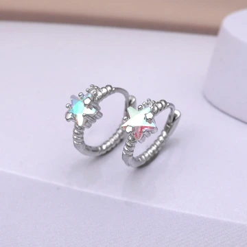 炫光五角星星×耳扣