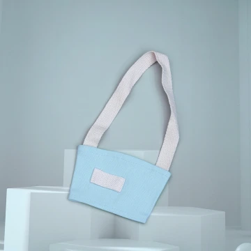 帆布經典款&times;飲料提繩&times;水藍