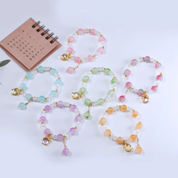 螢火蟲琉璃&times;固定式串珠手鍊&times;共六色