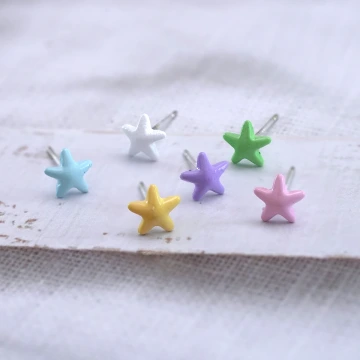 彩色小星星&times;三套件耳環組