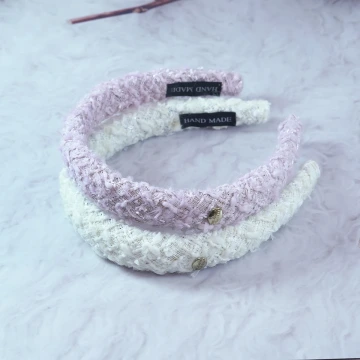 羊羔毛小金牌×髮箍×共二色