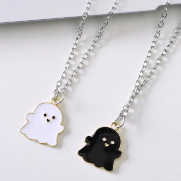 幽靈愛心小嘴×項鍊×共二色