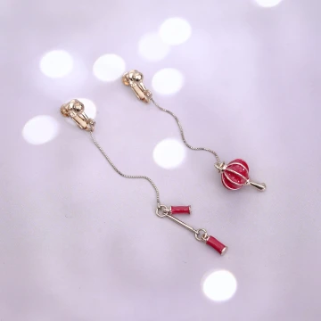 燈籠炮竹&times;螺旋耳夾