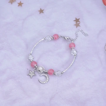 星月草莓琉璃×手鍊