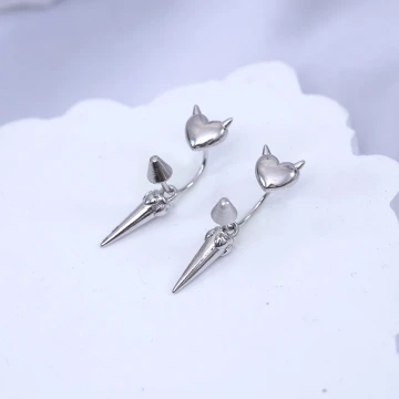 惡魔愛心椎子×轉珠耳環