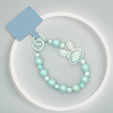 旋轉兔兔&times;手機腕帶掛繩&times;藍色