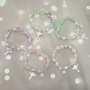 星光魔法琉璃&times;固定式串珠手鍊&times;共五色