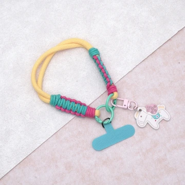 小馬編織&times;手機腕帶掛繩&times;彩色