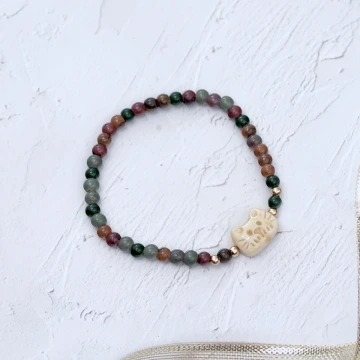 花臉小貓&times;固定式串珠手鍊