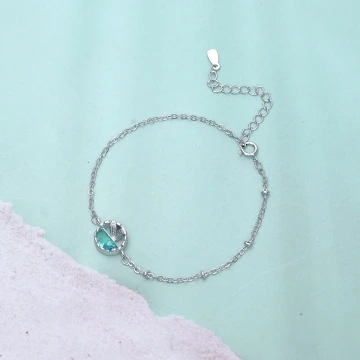 925銀飾&times;魚尾大海&times;手鍊