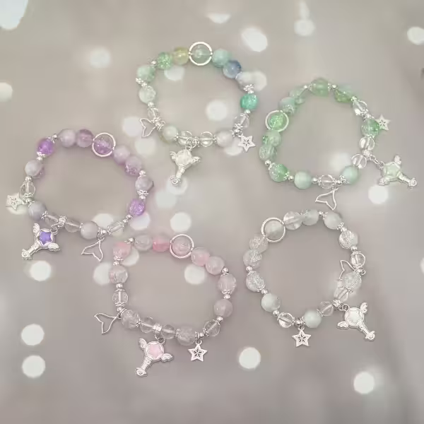 星光魔法琉璃&times;固定式串珠手鍊&times;共五色