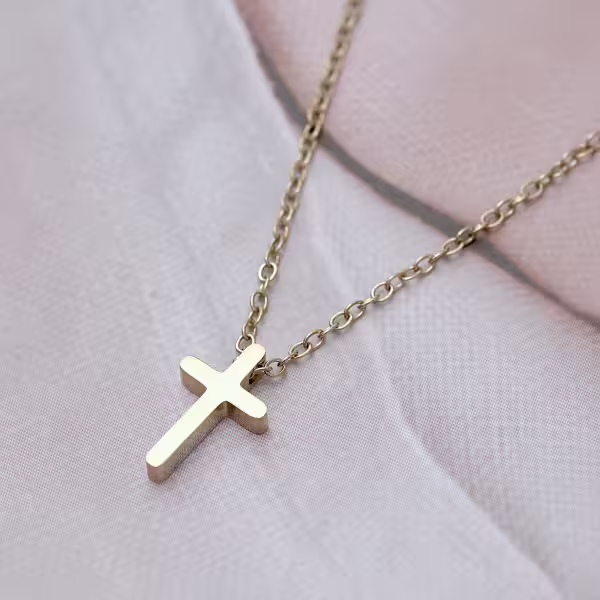 316鋼飾&times;十字架&times;項鍊&times;金色