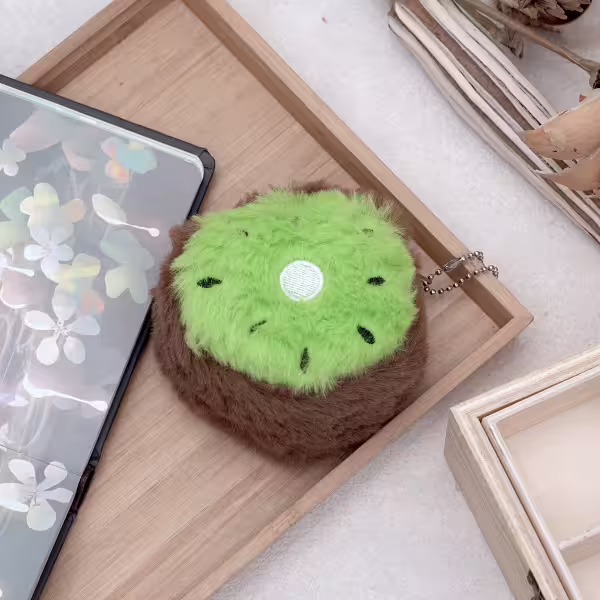 奇異果毛絨絨&times;掛件零錢包
