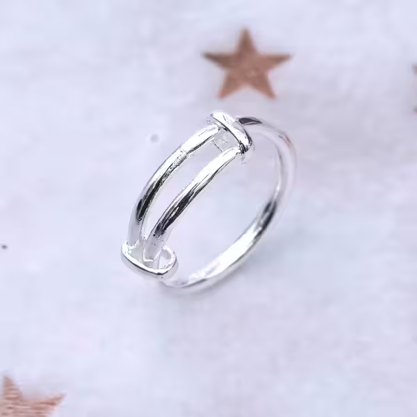 925銀飾&times;極簡伸縮&times;開口戒指