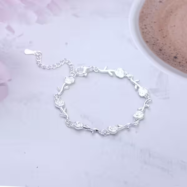 925銀飾&times;玫瑰花園&times;手鍊