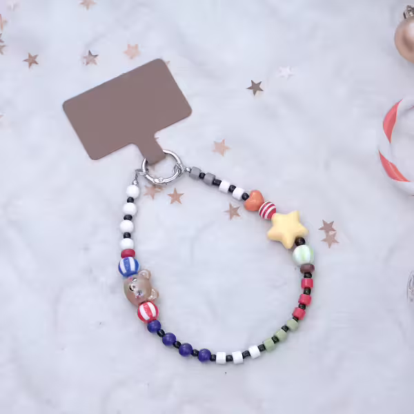 童趣星星小熊&times;手機腕帶掛繩