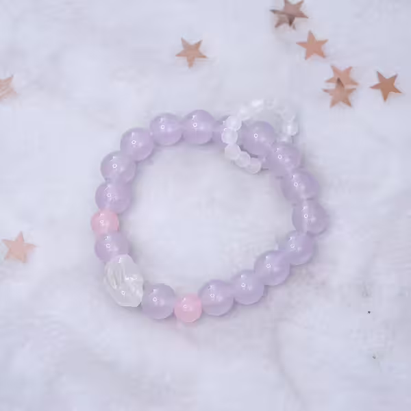 香芋小兔&times;固定式串珠手鍊