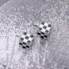 立體賽車黑白棋×耳環-第1張