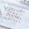 冰砂貓眼蝴蝶結亮面×穿戴式手指甲片×二十四入-第1張