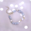 清新海藍寶珍珠×手鍊-第1張