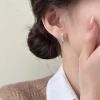 925銀針×單排鋯石垂鑽×耳扣-第6張