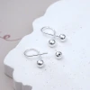 925耳針×交叉線×轉珠耳環-第2張