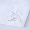 925銀針×蝴蝶結線條×耳鉤-第2張