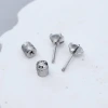 316鋼飾×單鑽×轉珠耳環-第4張