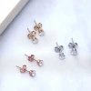 鋼飾×單鑽×耳釘×共三色-第1張