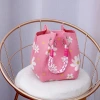 粉紅小雛菊×針織手提袋-第2張