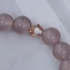 低調灰棕貓眼&times;固定式串珠手鍊-第5張