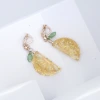 清新小檸檬&times;三角耳夾-第1張