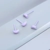 小月亮&times;陶瓷&times;養耳棒&times;二套件耳環組&times;紫色-第1張