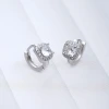 925銀針&times;流光方鑽&times;耳扣-第2張