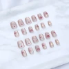 貓眼繽紛小花亮面&times;穿戴式手指甲片&times;二十四入-第1張