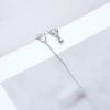925銀針×貓眼石貓臉腳掌×不對稱吊墜耳環-第3張