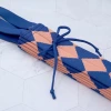 菱格紋&times;折疊風琴&times;肩背包&times;橘藍-第4張